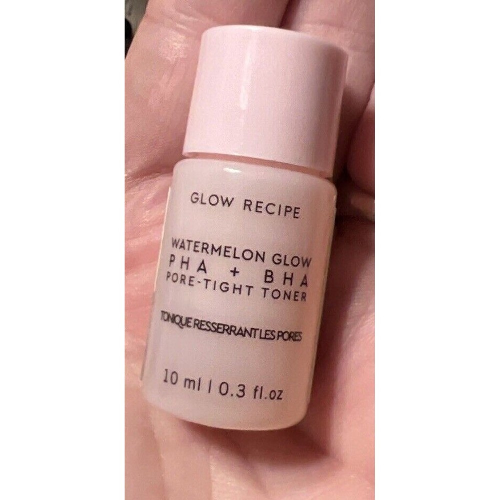 GLOW RECIPE Watermelon Glow PHA + BHA Pore-Tight Toner   .3 fl oz / 10 ml sealed